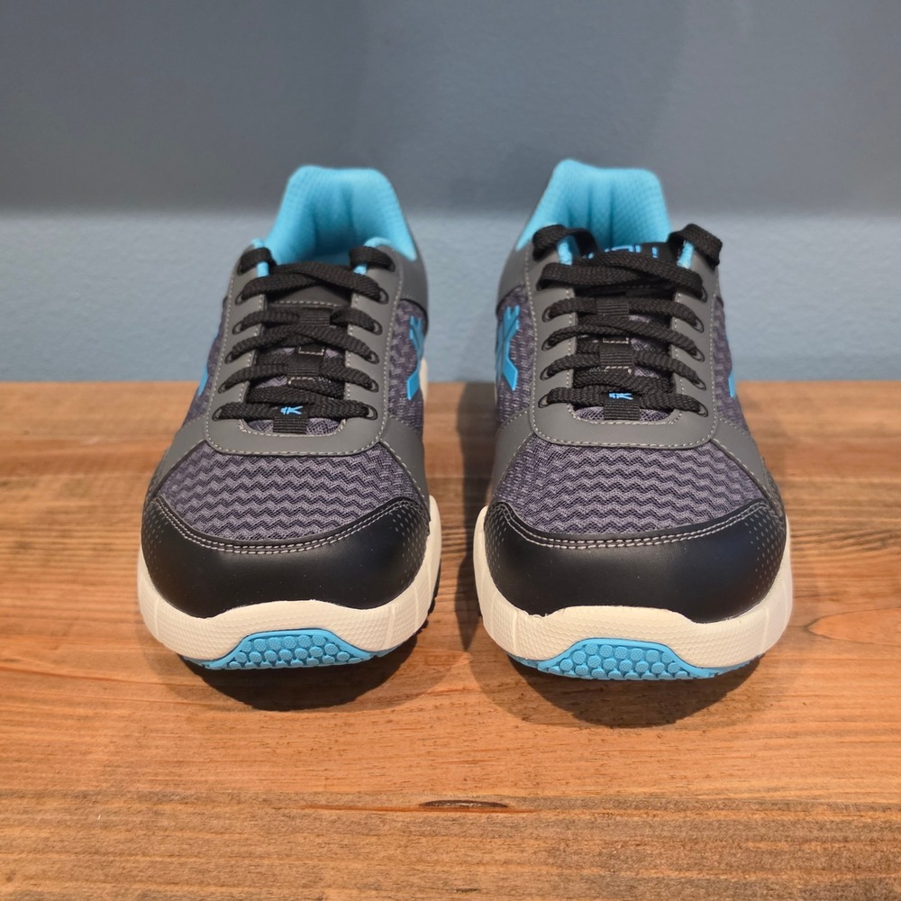 KURU Womens Quantum Sneaker Gray Blue Orthopedic Support Athletic Size 11.5 Wide - Picture 2 of 11